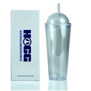 Hogg 22oz Acrylic Tumbler With Done Lid & Straw - NIB 🧋